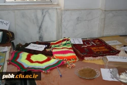 نمایشگاه صنایع دستی دانشجویان رشته علوم تربیتی