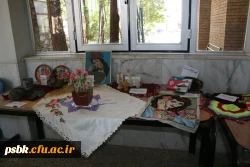 نمایشگاه صنایع دستی دانشجویان رشته علوم تربیتی