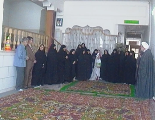 گزارش بازدید جنا ب آقای صادق زاده معاون محترم فرهنگی دانشگاه فرهنگیان  از مراحل پایانی دوخت پته ی مرقد مطهر سیدالشهداء علیه السلام در استان کرمان