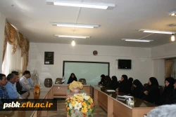 جلسه هفتگی با حضور ریاست جدید سرکار خانم ایرانمنش و همکاران