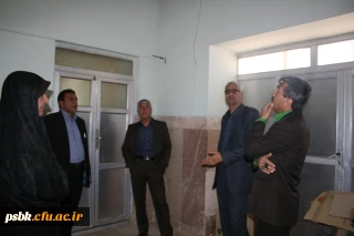بازدید روسا ی آموزش و پرورش ، شهرداری و میراث فرهنگی از پردیس شهید باهنر ساختمان شماره 2برای رفع مشکلات این پردیس