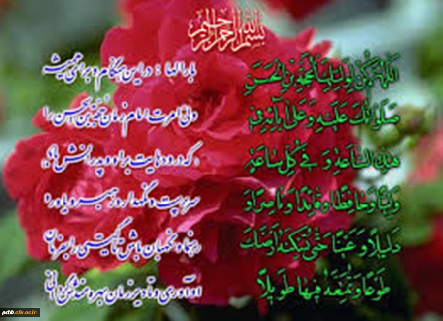 برای سلامتی امام زمان عج صلوات