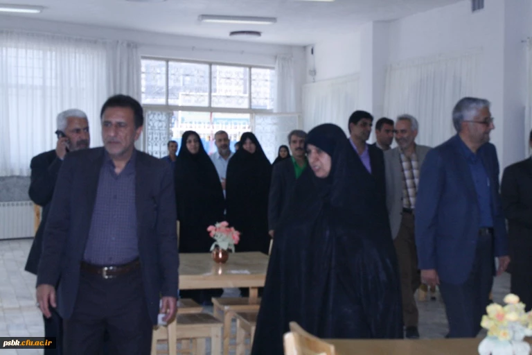 برنامه افتتاحیه کتابخانه پردیس شهید باهنر با حضور روسای محترم و...