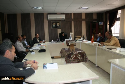 اولین جلسه تصمیم گیری برون سپاری و خصوصی سازی یا تجمیع آشپزخانه های دو پردیس خواجه نصیر و شهید باهنر در محل پردیس استانی