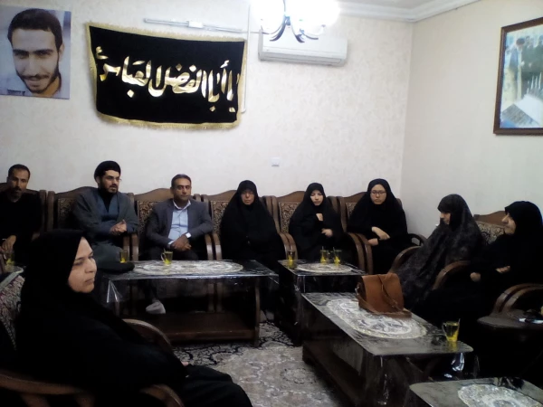 دیدار از خانواده شهید عبدالمهدی مغفور ی