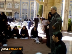 عطر افشانی قبور شهدا