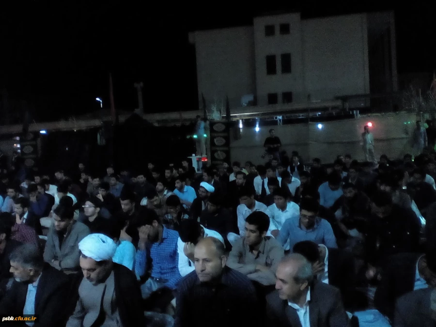 برگزاری مراسم شب وداع با دو شهید گمنام دوران دفاع مقدس در پردیس شهیدباهنرکرمان