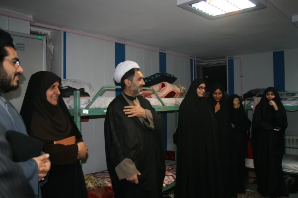 بازدید مدیریت استانی جناب آقای حجه الاسلام والمسلمین دکتر توان و همراهان از خوابگاههای دانشجویی