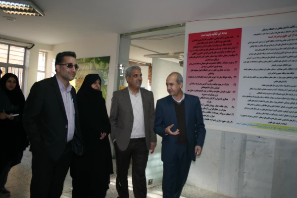 بازدیدآقای آقا خانی مدیر کل امور دانشجویی دانشگاه مرکزی  وهمراهان ازپردیس شهیدباهنر کرمان