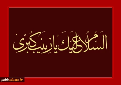 زینب علیها السلام الگوی حضور