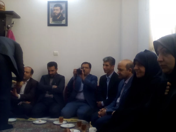 دیدار با خانواده شهید عبدالله زاده