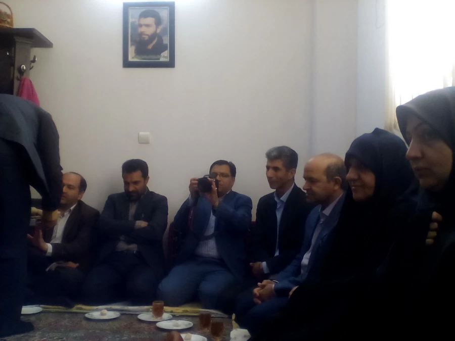 دیدار با خانواده شهید عبدالله زاده