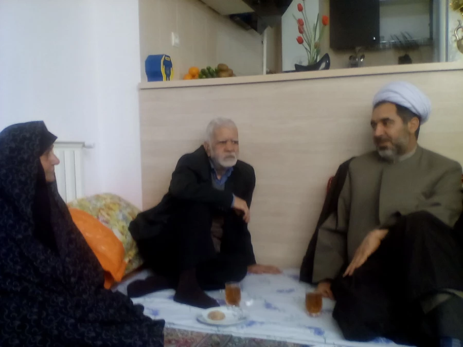 دیدار با خانواده شهید عبدالله زاده