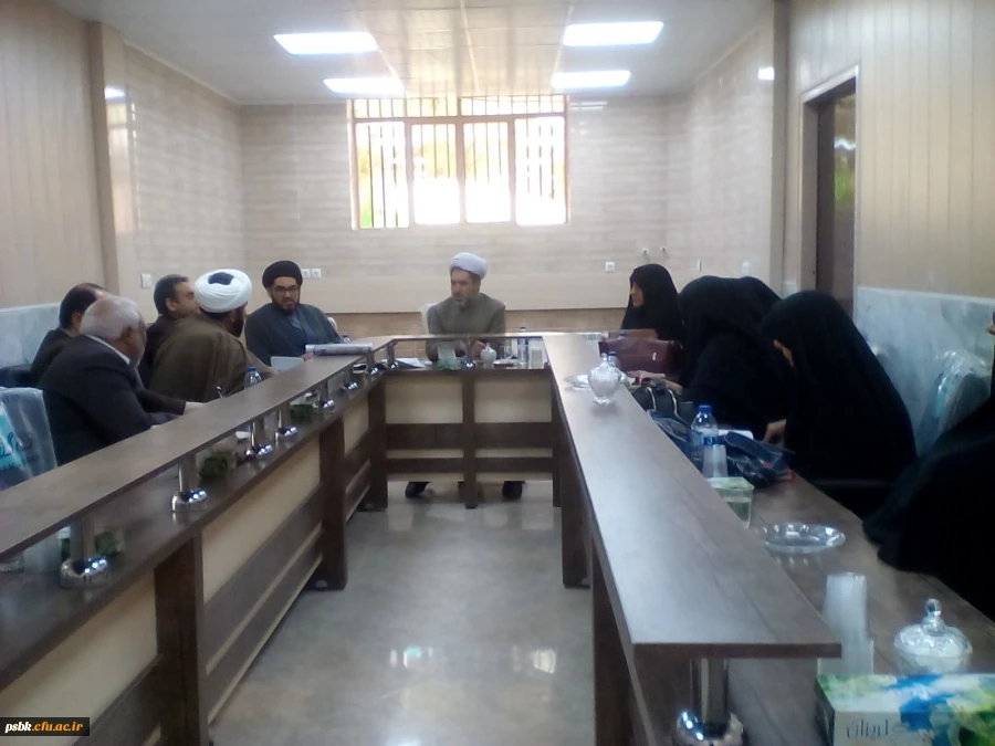 برگزاری جلسه ستاد اقامه نماز در دفتر آقای دکتر توان مدیریت استانی