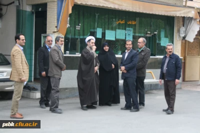 بازدید مسئولان دانشگاه از محل اسکان مهمانان نوروزی