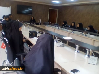 دیدار مسئولین بسیج دانشجویی با مدیریت پردیس شهید باهنر  سرکار خانم دکتر سالاری سوم مهرماه 9