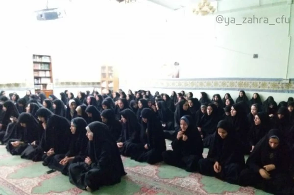 مراسم عزاداری پردیس شماره 1 با همکاری تشکل بسیج  و هیات مذهبی