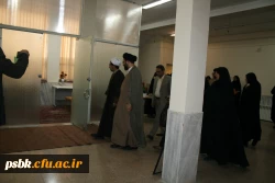 حضور حجه الاسلام دادگر مسئول نهاد رهبری دانشگاه مرکزی و همراهان د رپردیس شهید باهنر