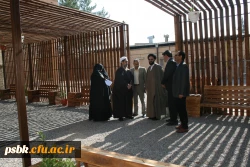 حضور حجه الاسلام دادگر مسئول نهاد رهبری دانشگاه مرکزی و همراهان د رپردیس شهید باهنر