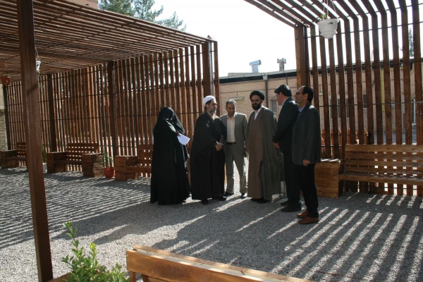 حضور حجه الاسلام دادگر مسئول نهاد رهبری دانشگاه مرکزی و همراهان د رپردیس شهید باهنر