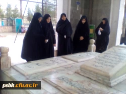 درایام دهه مبارک فجر زیارت قبور شهدای گمنام - همکاران ودانشجویان پردیس شهید باهنر کرمان