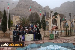 به مناسبت ایام اله دهه فجر ، زیارت قبور شهدا