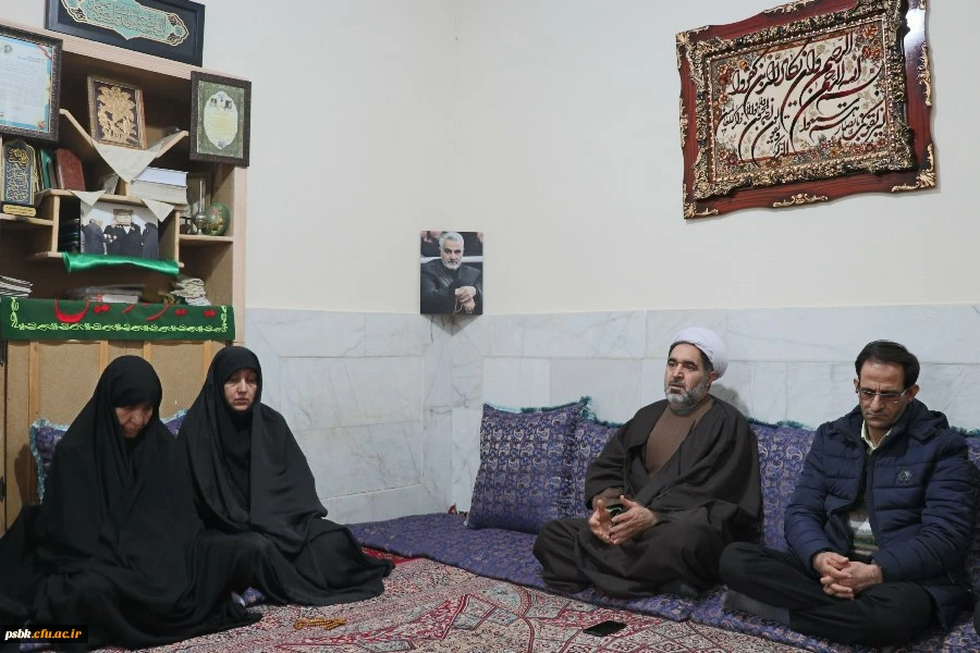 دیدار با خانواده شهید لنگری زاده از شهدای مدافع حرم