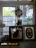 برگزا ری نمایشگاه  ارائه آثار هنری دانشجویان ورودی 94 و97 در سالن اموزشی دانشگاه فرهنگیان 
شامل نقاشی ، پته دوزی . هکس و نقاشی روز سفال . نمد دوزی