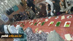 برگزاری برنامه ا فطاری در نمازخانه پردیس شماره 2