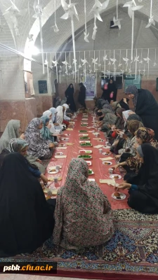 برگزاری برنامه ا فطاری در نمازخانه پردیس شماره 2 با همکاری دانشجو معلمان عزیز
