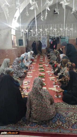 برگزاری برنامه ا فطاری در نمازخانه پردیس شماره 2 با همکاری دانشجو معلمان عزیز