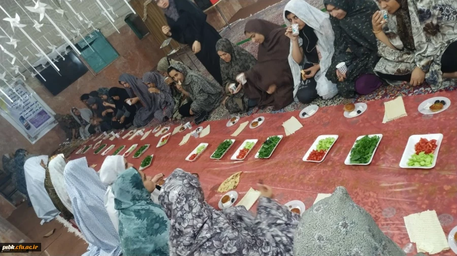 برگزاری برنامه ا فطاری در نمازخانه پردیس شماره 2 با همکاری دانشجو معلمان عزیز
