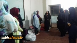 خیر مقدم و بازدید مدیر پردیس شهید باهنر سرکار خانم دکتر سالاری 
ازخوابگاه جدید الورودی ها در پنجم مهر ماه جمعه شب