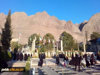 تجدید میثاق با شهدای دفاع مقدس توسط دانشجویان دانشگاه فرهنگیان پردیس شهید باهنر در گلزار شهدای استان کرمان